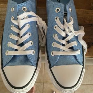 Converse Light Blue sparkle NEW 7.5
